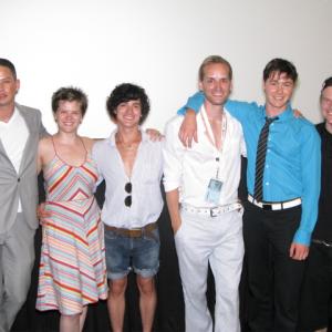 Writer/Director Casper Andreas and cast at the New York Premiere of 