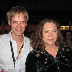 Casper Andreas and Kathleen Turner at the Provincetown International Film Festival, June 2007