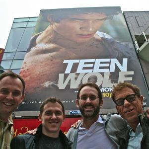 Teen Wolf Hollywood Blvd Billboard Tim Andrew, Jeff Davis, Joe Genier & Russell Mulcahy