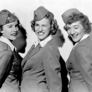 Andrews Sisters in USO uniforms circa 1943