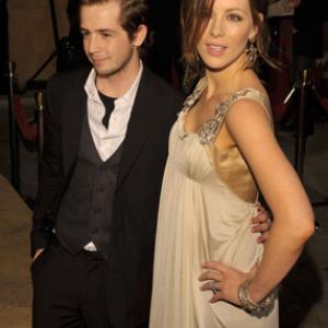 Kate Beckinsale and Michael Angarano at event of Snow Angels 2007