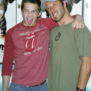Tony Alva and Michael Angarano at event of Lords of Dogtown 2005