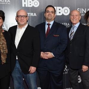 Kary Antholis, Alex Gibney, Frank Marshall, Tina Sinatra and Sharon Hall at event of Sinatra: All or Nothing at All (2015)