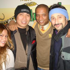 Ron Yuan, Scott Sanders, Pete Antico, Black Dynamite event, Sundance Film Festival