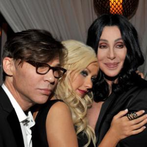 Cher, Christina Aguilera and Steve Antin at event of Burleska (2010)