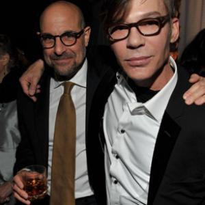 Stanley Tucci and Steve Antin at event of Burleska (2010)