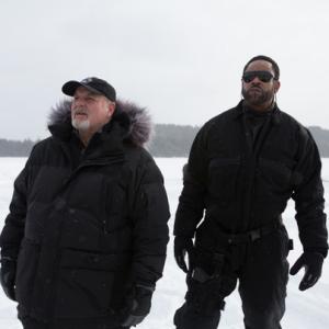 Still from the film ICE SOLDIERS (Michael Ironside and Benz Antoine)