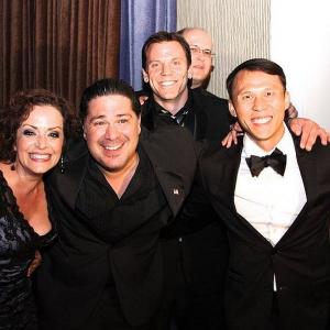 Winners Circle after winning Best Web Series Drama for CARIBE ROAD at the 2013 IMAGEN AWARDS