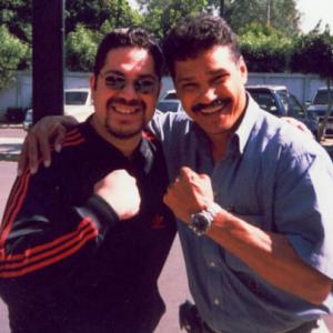 Carlos Antonio and Alexis Arguello in Managua Nicaragua