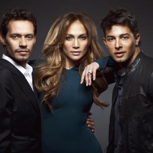 Jennifer Lopez Marc Anthony and Jamie King in iexclQViva! The Chosen 2012
