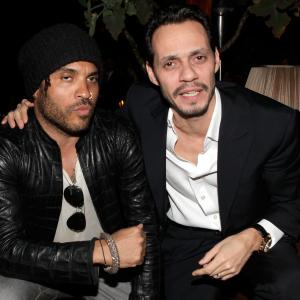 Marc Anthony and Lenny Kravitz