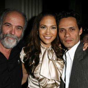 Jennifer Lopez Marc Anthony and Leon Ichaso at event of El cantante 2006