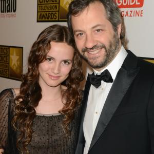 Judd Apatow and Maude Apatow