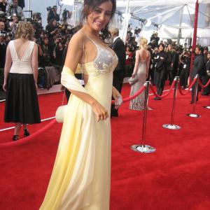 Gina Aponte' on the Red Carpet, SAG Awards, Los Angeles. Unretouched Photo.