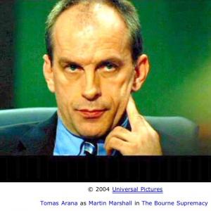 Tomas Arana as CIA Director Martin Marshall in THE BOURNE SUPREMACY