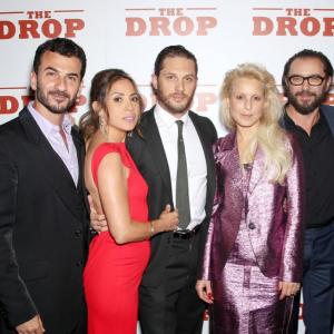 THE DROP premiere - with cast Michael Aronov, Elizabeth Rodriguez, Tom Hardy, Noomi Rapace, and director Michaël R. Roskam