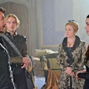 Still of Michael Aronov as avenging father and Italian Count Vincent of Naples in REIGN With Adelaide Kane Megan Follows and Toby Regbo