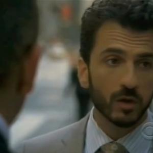 Still of Michael Aronov as badboy billionaire Brice Hunter offering Anthony LaPaglia an opportunity to come work for him WITHOUT A TRACE