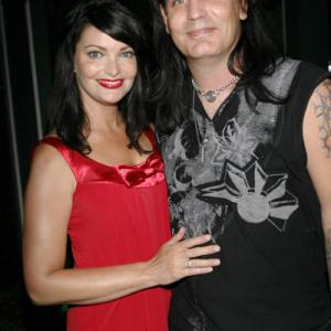 KNIGHT RIDER premiere party 9-20-08. Vene' with husband Jerry Dixon of WARRANT.