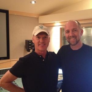 Michael Keaton and Director Keith Arem  PCB