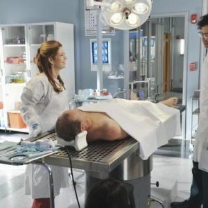 Still of Dana Delany and Geoffrey Arend in Body of Proof 2011