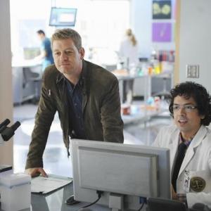 Still of Geoffrey Arend and Nic Bishop in Body of Proof 2011