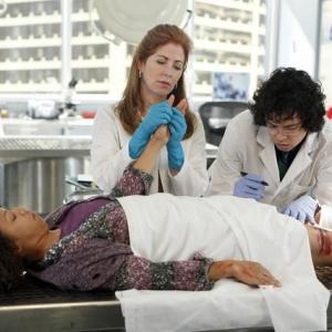 Still of Dana Delany and Geoffrey Arend in Body of Proof (2011)