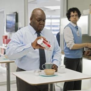 Still of Geoffrey Arend and Windell Middlebrooks in Body of Proof 2011