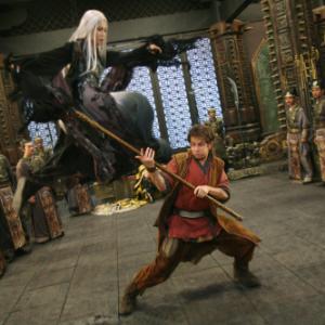 Still of Michael Angarano and Bingbing Li in The Forbidden Kingdom (2008)