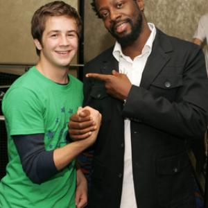 Michael Angarano and Wyclef Jean at event of One Last Thing 2005