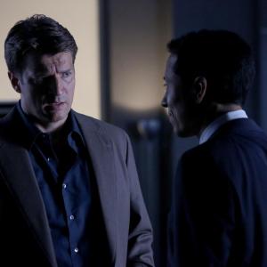 Still of Yancey Arias and Nathan Fillion in Kastlas 2009