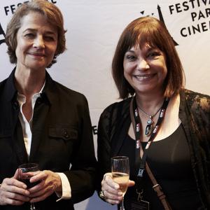 with Charlotte Rampling  Festival Paris Cinema 2013