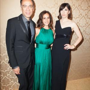 Fred Armisen Carrie Brownstein and Jennifer Caserta at event of The 66th Primetime Emmy Awards 2014