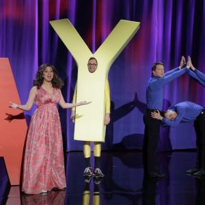 Still of Sean Hayes Fred Armisen Maya Rudolph and Andy Samberg in The Maya Rudolph Show 2014