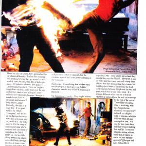 Andy getting set on on fire and kicked by Dolph Lundgren on Joshua Tree Directed by Brother Vic Armstrong