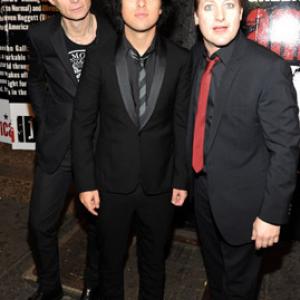 Billie Joe Armstrong Tre Cool and Mike Dirnt