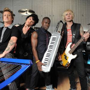 Billie Joe Armstrong, Tre Cool, Mike Dirnt, Kevin Hart, Green Day
