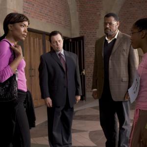 Still of Angela Bassett, Laurence Fishburne, Curtis Armstrong and Keke Palmer in Akeelah and the Bee (2006)