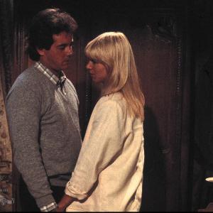 Still of Desi Arnaz Jr and Julie Peasgood in House of the Long Shadows 1983