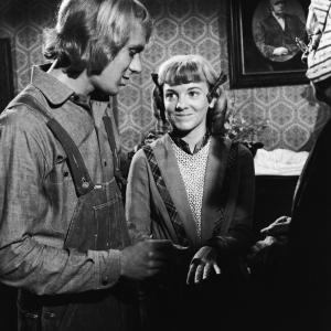 Still of Alison Arngrim and Bob Marsic in Little House on the Prairie (1974)