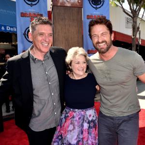 Bonnie Arnold Gerard Butler and Craig Ferguson at event of How to Train Your Dragon 2 2014