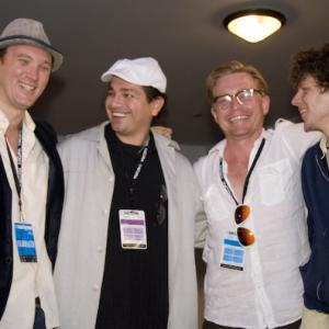 Gen Art Chicago Film Festival: Sol Tryon, Johnny Arreola, Mike O'Connell, Jesse Eisenberg(left to right)
