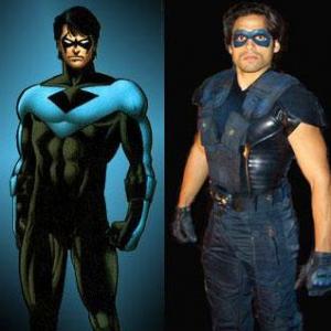 The comic book character Nightwing
