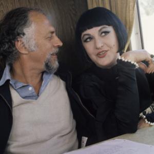 Bea Arthur in her trailer doing the movie Mame with her husband  director Gene Saks