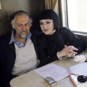 Bea Arthur in her trailer doing the movie Mame with her husband  director Gene Saks