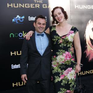 Hunger Games Premiere 2012 Nelson Ascencio & Brooke Bundy