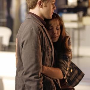 Still of Aaron Ashmore and Erica Durance in Smallville 2001
