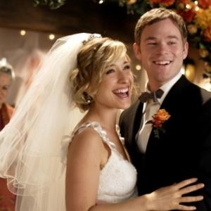 Still of Aaron Ashmore and Allison Mack in Smallville 2001