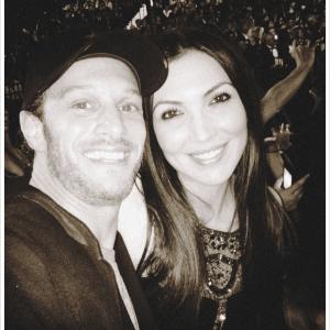 American Country Music Awards, with husband Josh Wolf, 2013
