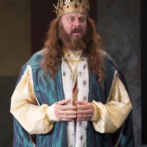 Richard Ashton as the King in Sleeping Beauty Lyric Theatre Belfast